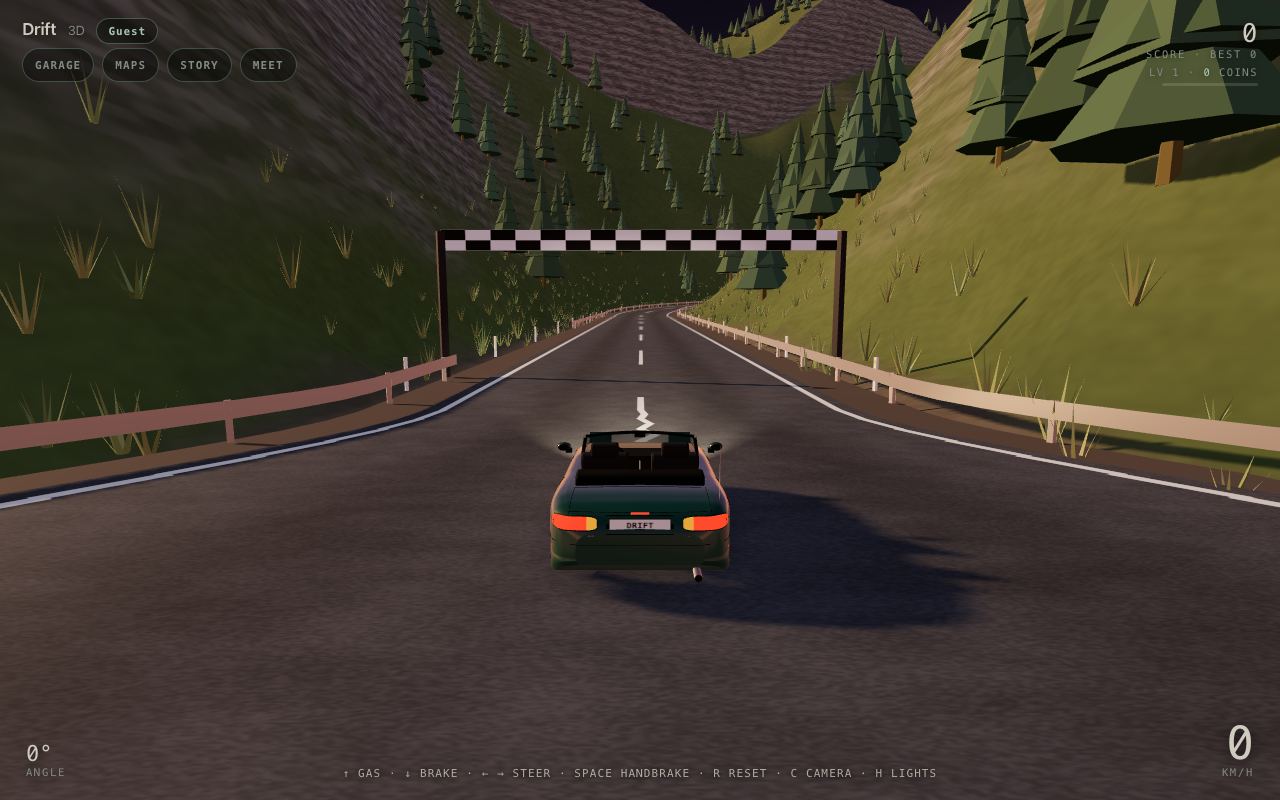 Screenshot of Drift